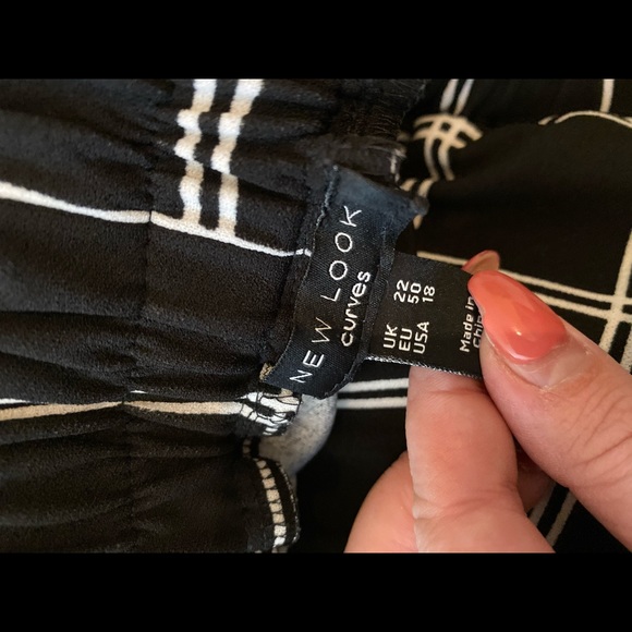 Check Pants in Black - Picture 3 of 3